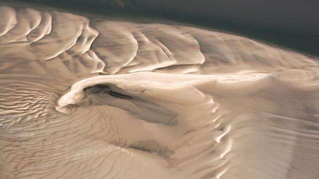Sand bank. LKN.SH/Martin Stock.